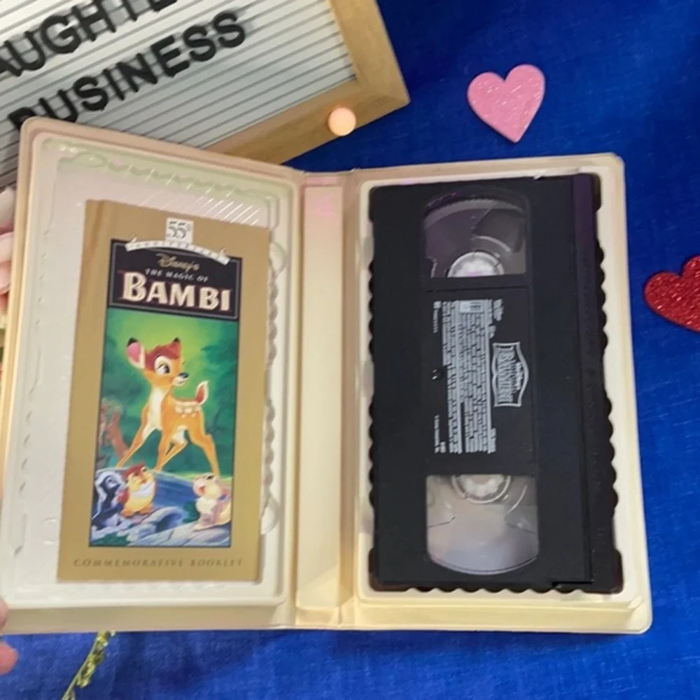 Walt Disney Bambi VHS 55th Anniversary Limited Edition Masterpiece Collection